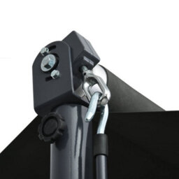 Walplus Free Standing Awning Garden Sun Shade Canopy Gazebo For Back Door, Porch, Patio 300X300 Cm Anthracite - thumbnail 5