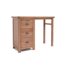 Cabinet Bits Padua 3 Drawer Desk - Dressing Table Brass Cup Handle - thumbnail 2