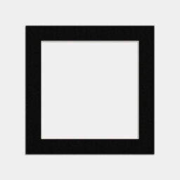 Ak Frames 40X40Cm Black Picture Mounts To Fit 30X30Cm Aperture Size - Mount Board Only (No Frame Included) - thumbnail 1
