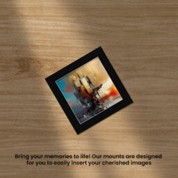 Ak Frames 40X40Cm Black Picture Mounts To Fit 30X30Cm Aperture Size - Mount Board Only (No Frame Included) - thumbnail 5