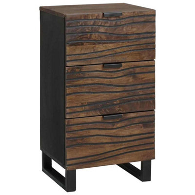 Berkfield Sideboard - 40X33.5X75 Cm Solid Mango Wood - image 1