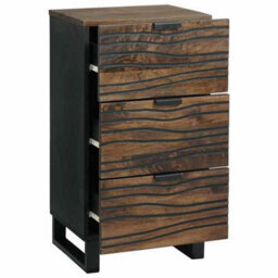Berkfield Sideboard - 40X33.5X75 Cm Solid Mango Wood - thumbnail 2