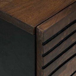 Berkfield Sideboard - 40X33.5X75 Cm Solid Mango Wood - thumbnail 7