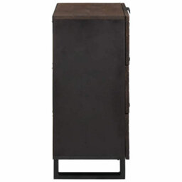 Berkfield Sideboard - 40X33.5X75 Cm Solid Mango Wood - thumbnail 4