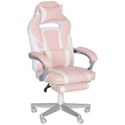 Homcom Pu Leather Gaming Chair With Footrest 150 Degree Reclining Back - thumbnail 2