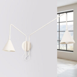 Sollux Lighting Nox Steel Beige 2 Lights Modern Wall Lamps - thumbnail 2