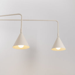 Sollux Lighting Nox Steel Beige 2 Lights Modern Wall Lamps - thumbnail 4