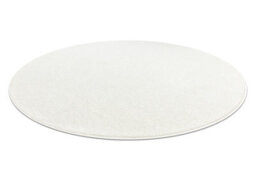 RugsX Eton Plus Circle Carpet Cream, One-Color, Uniform, Plain Circle 150 Cm - thumbnail 1