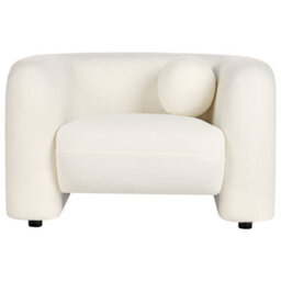 Beliani Living Room Set 5 Seater Leiren Boucle White - thumbnail 9