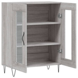 Berkfield Sideboard Grey Sonoma 69.5X34X90 Cm Engineered Wood - thumbnail 6