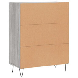 Berkfield Sideboard Grey Sonoma 69.5X34X90 Cm Engineered Wood - thumbnail 8