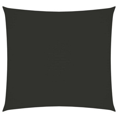 Berkfield Sunshade Sail Oxford Fabric Square 3X3 M Anthracite - image 1
