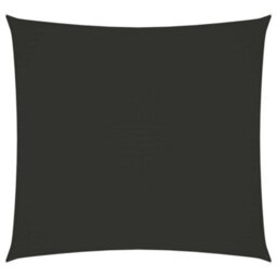 Berkfield Sunshade Sail Oxford Fabric Square 3X3 M Anthracite - thumbnail 1