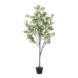 Thehotsale Artificial Frangipani Blossom Tree In Planter For Decoration Living Room - thumbnail 4