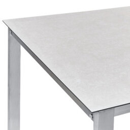 Beliani Garden Dining Table Cosoleto 180 Cm 90 Cm Glass White - thumbnail 7