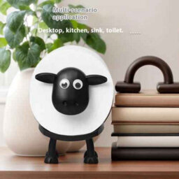 3Pcs Funny Sheep Toilet Paper Holder Quirky Bathroom Decor Loo Roll Storage Rack - thumbnail 6
