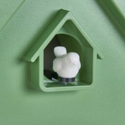 Beliani Pendulum Clock Bonneval 24 Cm With Cuckoo Green - thumbnail 6