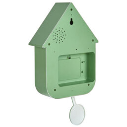 Beliani Pendulum Clock Bonneval 24 Cm With Cuckoo Green - thumbnail 5