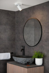 Lucide Taylor Modern Ceiling Spotlight Bathroom - Led Dim To Warm - Gu10 - 1X5W 2200K/3000K - Ip44 - White - thumbnail 4