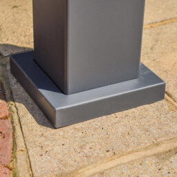 BPS Access Solutions Bps Grand Full Aluminium Pergola - 3X3M Aluminium Pergola - Louvered Roof - 120mm Post - Garden Canopy - Anthracite Grey - thumbnail 5