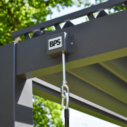 BPS Access Solutions Bps Grand Full Aluminium Pergola - 3X3M Aluminium Pergola - Louvered Roof - 120mm Post - Garden Canopy - Anthracite Grey - thumbnail 6