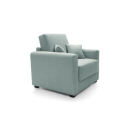 Abakus Direct Olly Linen Single Sofa Bed In Pistachio Green - thumbnail 3
