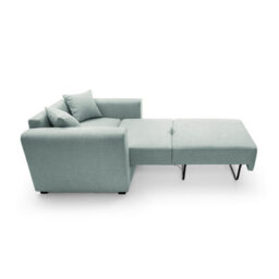 Abakus Direct Olly Linen Single Sofa Bed In Pistachio Green - thumbnail 5