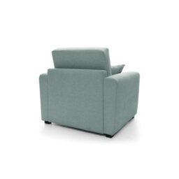 Abakus Direct Olly Linen Single Sofa Bed In Pistachio Green - thumbnail 4