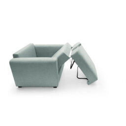 Abakus Direct Olly Linen Single Sofa Bed In Pistachio Green - thumbnail 6