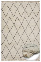 Think Rug Boho 8280 Cream Grey Rug-120Cm X 170Cm - thumbnail 1