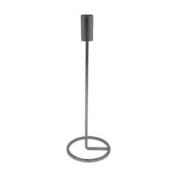 Urbn-Living Urbnliving Metal Candlestick Taper Silver Candle Holder Stand Home Décor Wedding Table Centrepiece