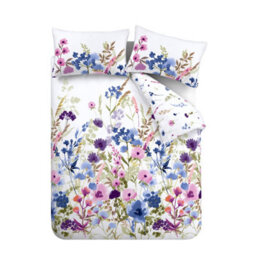 Catherine Lansfield Bedding Countryside Floral Floral Duvet Cover Set With Pillowcases Pink / Blue - thumbnail 6