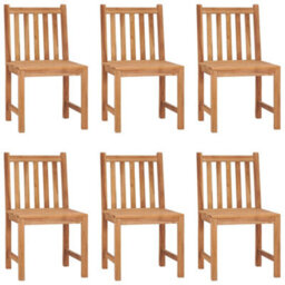 Berkfield 7 Piece Garden Dining Set Solid Teak Wood - thumbnail 3