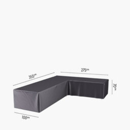 Pacific Lifestyle Platinum Aerocover Outdoor L-Shaped Sofa Left Hand L-Shape W355Xw275Xd100Xh70 - thumbnail 6