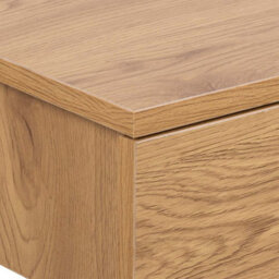 Furniture To Go Avignon Bedside Table With 2 Drawers In Black - thumbnail 5
