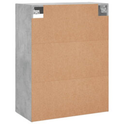Berkfield Elegant Wall Mounted Cabinets 2 Pcs Concrete Grey Engineered Wood - thumbnail 8