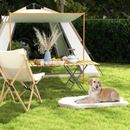 Costway Dog Bed Orthopedic Dog Bed W/ Memory Foam Support Waterproof Dog Crate Sleeping Mat - thumbnail 5