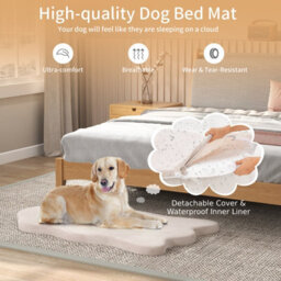 Costway Dog Bed Orthopedic Dog Bed W/ Memory Foam Support Waterproof Dog Crate Sleeping Mat - thumbnail 7