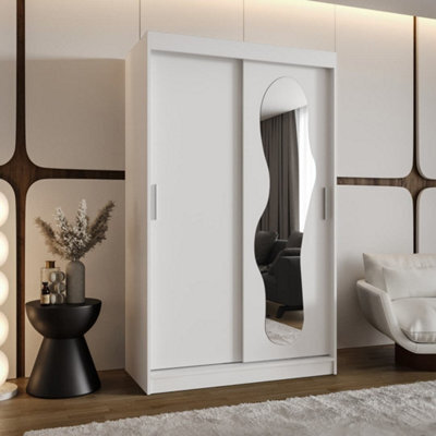 Arte Pristine White Ultra Sliding Door Wardrobe 1200mm X 2000mm X 620mm - Bright Storage Solution - image 1