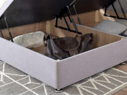 Divan Base Direct Celestia Contemporary Button Backed Fabric Bed Base Only 5Ft King- Verlour Deep Teal - thumbnail 9