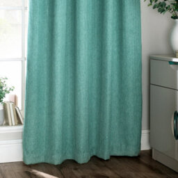 furn. Furn Harrison Herringbone Weave Pencil Pleat Curtain Pair Marine Blue (W)168Cm X (D)229Cm - thumbnail 4
