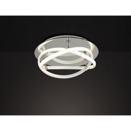 Luminosa Lighting Luminosa Infinity Blanco Flush 30W Led 4000K, 2500Lm, White/white Acrylic/clear Mirror, 3Yrs Warranty - thumbnail 2