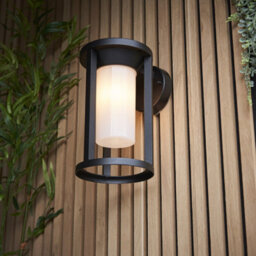 Luminosa Lighting Luminosa Braden Modern Exterior Wall Light Textured Black, Ip44 - thumbnail 5