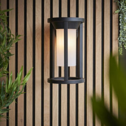 Luminosa Lighting Luminosa Braden Modern Exterior Wall Light Textured Black, Ip44 - thumbnail 3