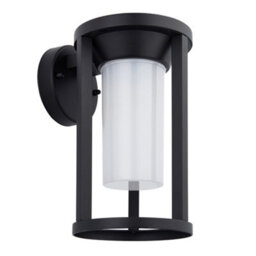 Luminosa Lighting Luminosa Braden Modern Exterior Wall Light Textured Black, Ip44 - thumbnail 2
