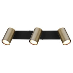 Luminosa Lighting Luminosa Robby Ceiling Spotlight Bar Matt Black 3X Gu10 - thumbnail 4