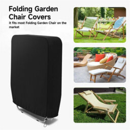 Folding Chair Cover 96X85Cm-Garden Chair Covers Reclining Sun Lounger Cover Outdoor - thumbnail 1