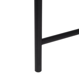 Wyld And Coco Novahome Console Table Light Brown With Black Metal Legs, 80X30 Cm - thumbnail 8