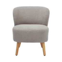 Gfw Evie Boucle Teddy Accent Chair Grey - thumbnail 2