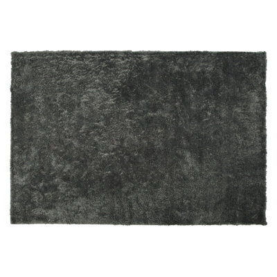 Beliani Shaggygy Rug Evren Dark Grey 140 X 200 Cm - image 1